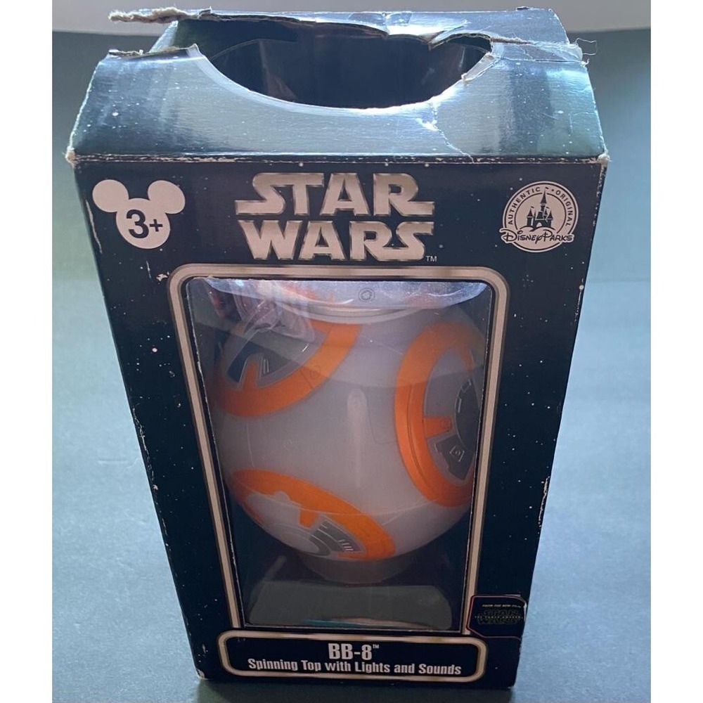Disney Parks BB 8 Spinning Top Star Wars The Force Awakens Lights And Sounds